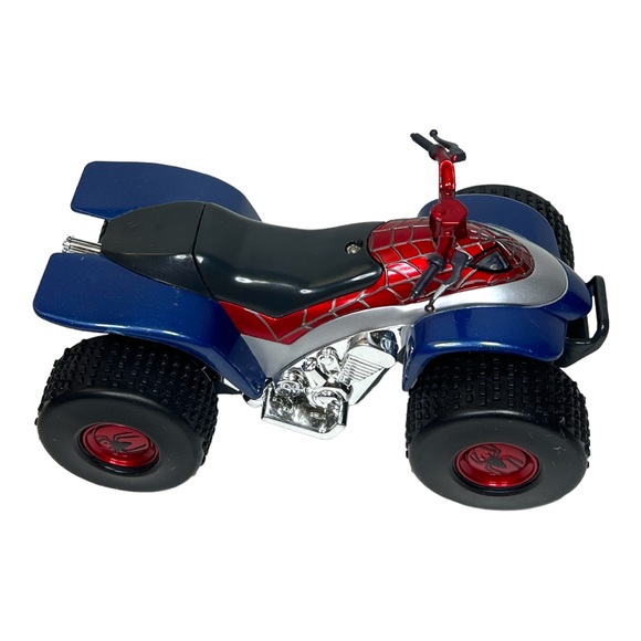 Marvel Spider Man The Movie Battery Operated Moving ATV Vehicle 6.5” x 3” - Picture 6 of 13